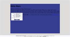 Desktop Screenshot of abitamare.eu